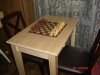 Custom Chess Table - Maple with Walnut